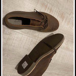 Clarks   Bushacre Desert Boot  - mens - size 10 - leather with laces